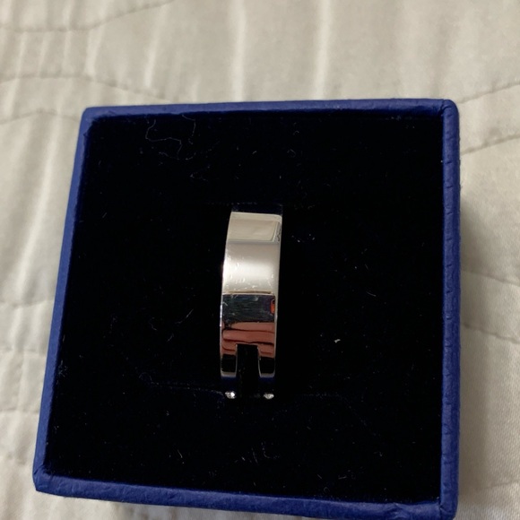 Authentic Swarovski Crystal Simplicity Cocktail/Engagement/Wedding Ring Size 58 - Picture 8 of 14